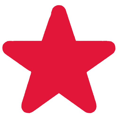 A red star